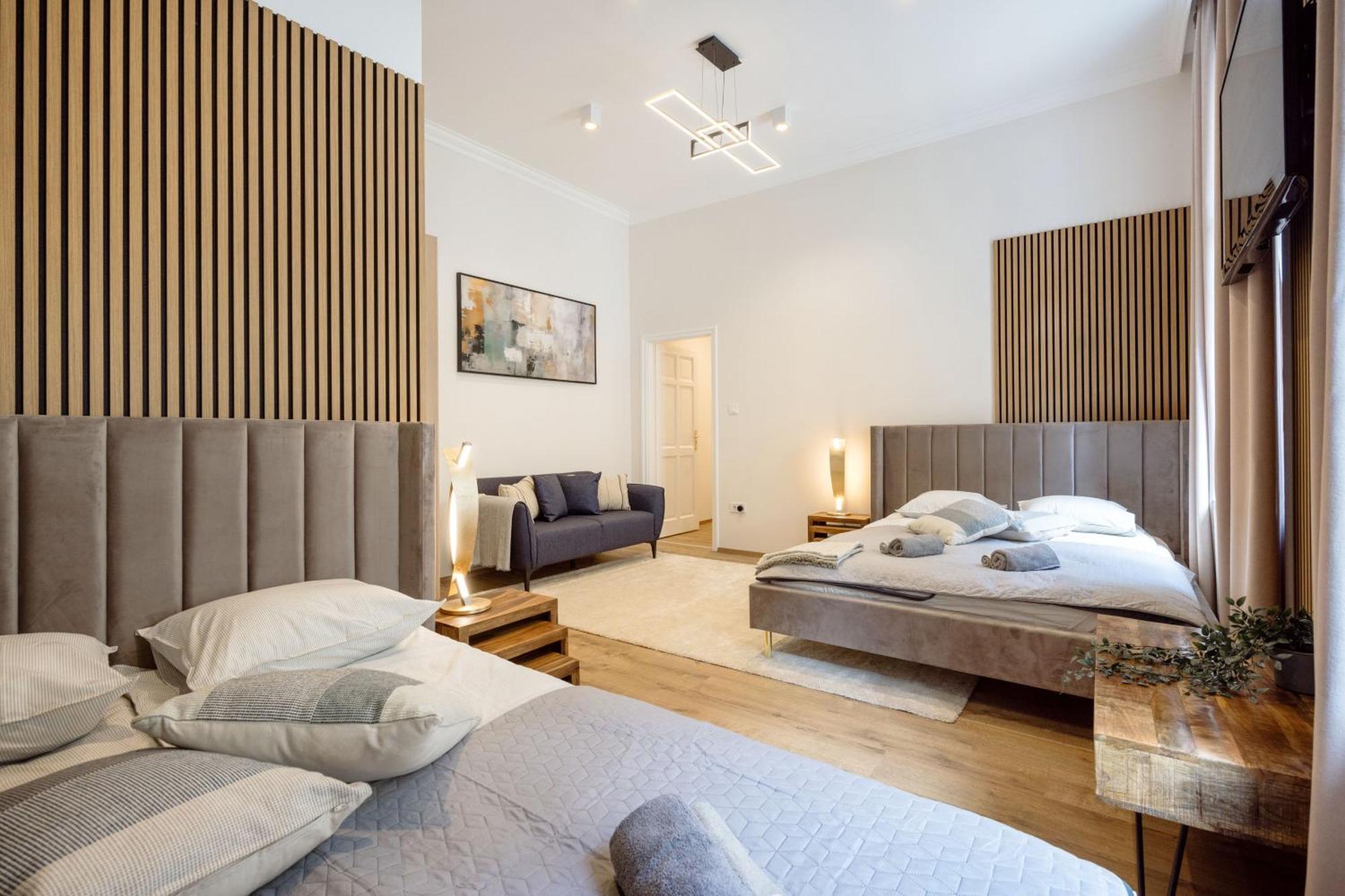 Ferienwohnung Sleek Downtown Living Budapest Exterior foto